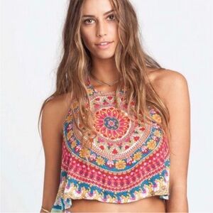 Billabong boho festival Halter top S